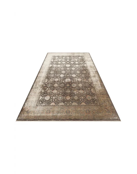 LAHOR HALI 0014 Özel Boyama İşlemi İle Üretilen Yüksek Alçak Dokuya Sahip Zengin Renkli Şık Salon Halısı