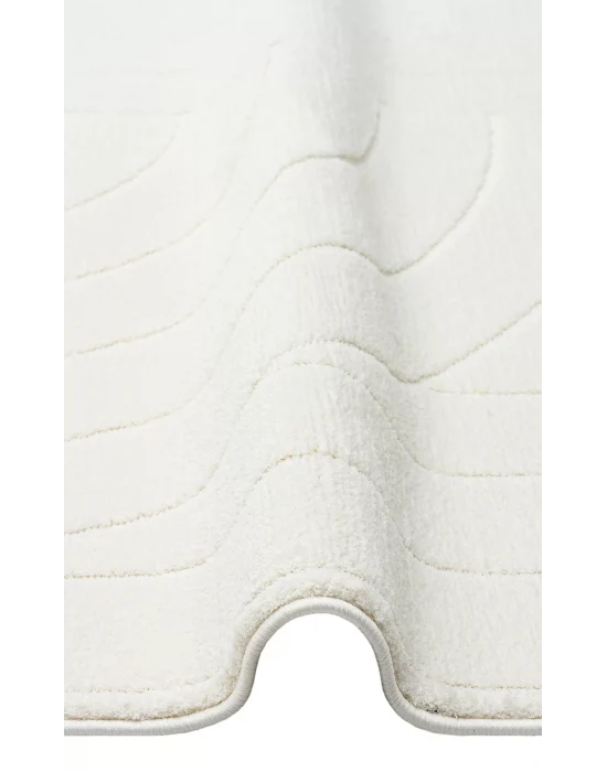 MISSORI HALI 0105 Hav Toz Vermez Sade Desenli Yumuşak Dokulu Modern Makine Halısı