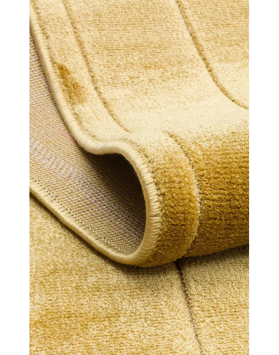 MISSORI HALI 0112 Hav Toz Vermez Sade Desenli Yumuşak Dokulu Modern Makine Halısı