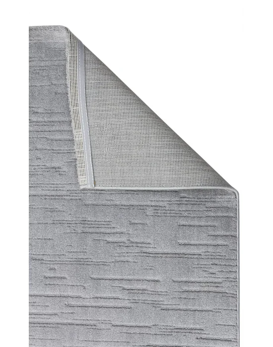 MISSORI HALI 0155 Hav Toz Vermez Sade Desenli Yumuşak Dokulu Modern Makine Halısı