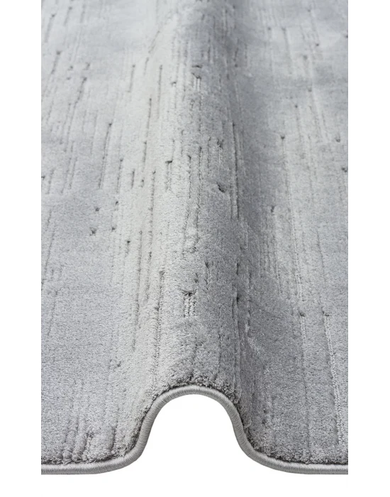 MISSORI HALI 0155 Hav Toz Vermez Sade Desenli Yumuşak Dokulu Modern Makine Halısı