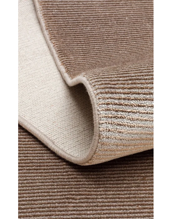 Napoli NAP 01 Vizon Grey Sade Desenli Modern Sık Dokuma Makine Halısı