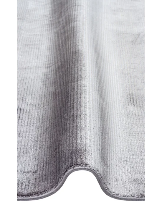 Napoli NAP 01 Antrasit Sade Desenli Modern Sık Dokuma Makine Halısı