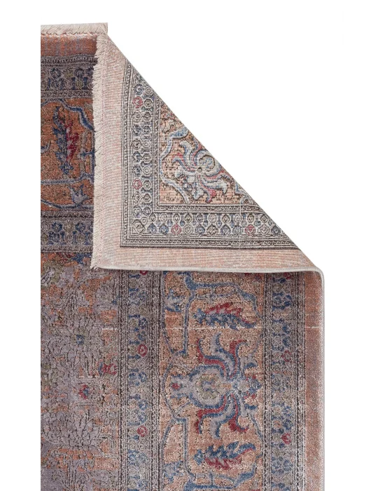 LAHOR HALI 0033 Özel Boyama İşlemi İle Üretilen Yüksek Alçak Dokuya Sahip Zengin Renkli Şık Salon Halısı