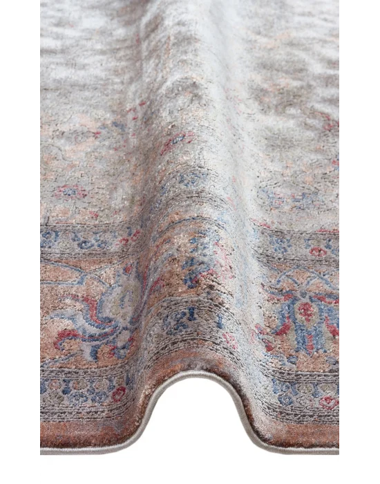 LAHOR HALI 0033 Özel Boyama İşlemi İle Üretilen Yüksek Alçak Dokuya Sahip Zengin Renkli Şık Salon Halısı