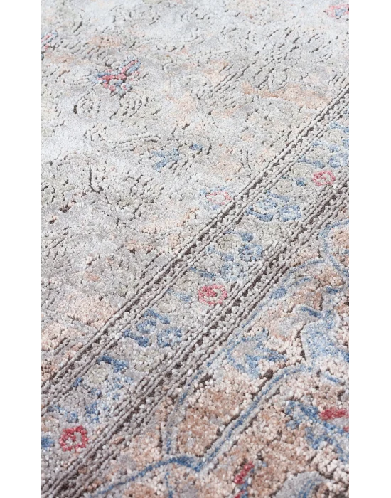 LAHOR HALI 0033 Özel Boyama İşlemi İle Üretilen Yüksek Alçak Dokuya Sahip Zengin Renkli Şık Salon Halısı