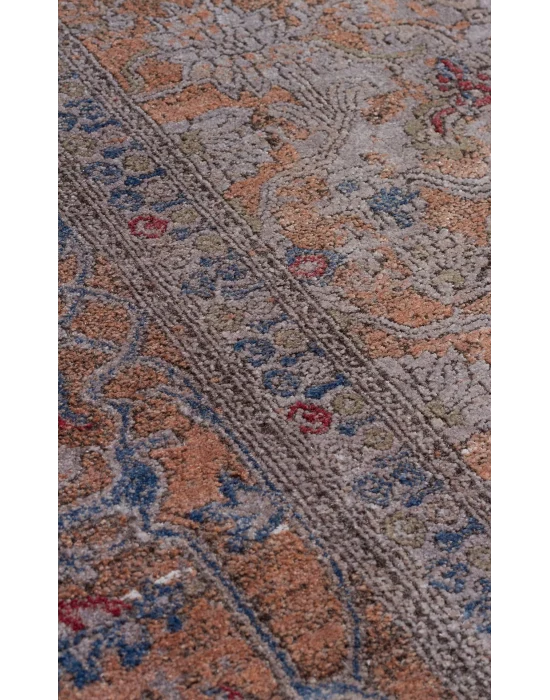 LAHOR HALI 0033 Özel Boyama İşlemi İle Üretilen Yüksek Alçak Dokuya Sahip Zengin Renkli Şık Salon Halısı