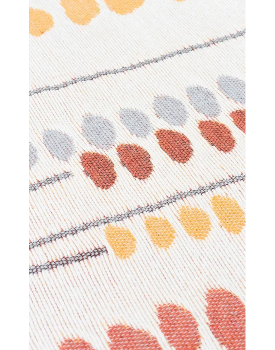 Arya Ar 34 Multy %100 Geri Dönüşümlü Pamuktan Çift Taraflı Yıkanabilir Modern Dekoratif Kilim