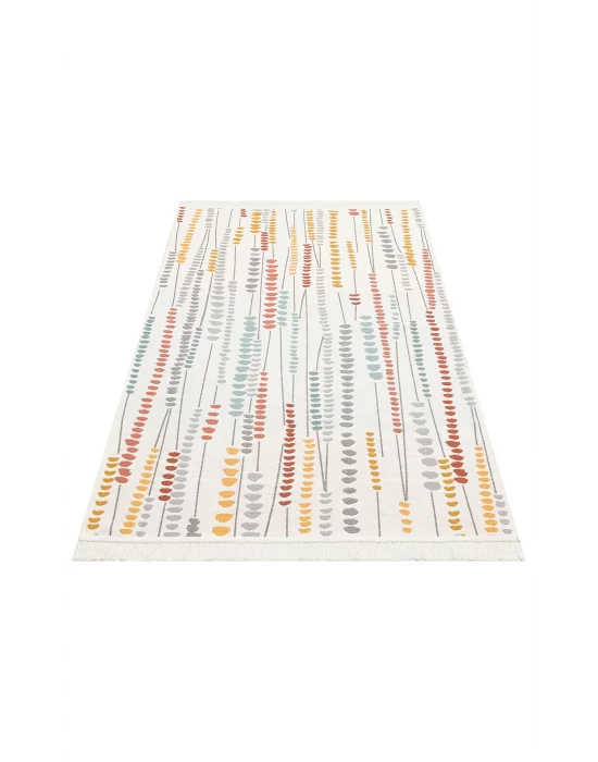 Arya Ar 34 Multy %100 Geri Dönüşümlü Pamuktan Çift Taraflı Yıkanabilir Modern Dekoratif Kilim