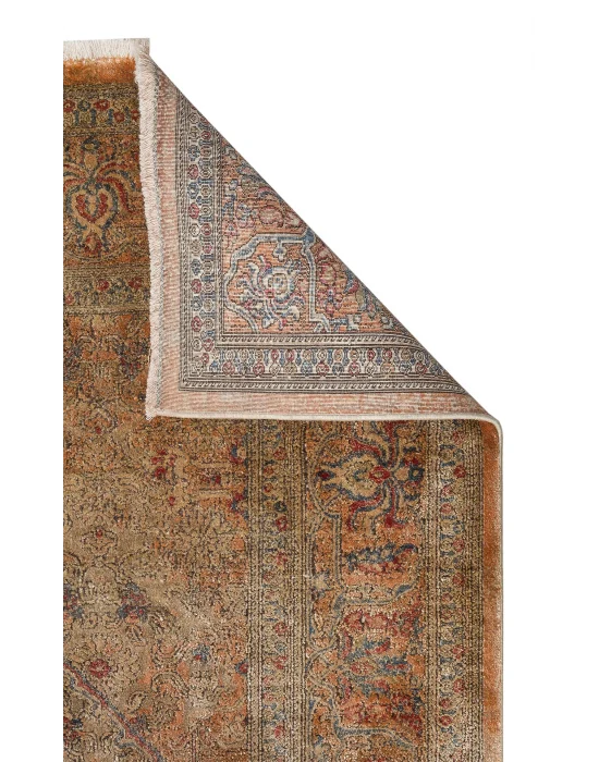 LAHOR HALI 0042 Özel Boyama İşlemi İle Üretilen Yüksek Alçak Dokuya Sahip Zengin Renkli Şık Salon Halısı