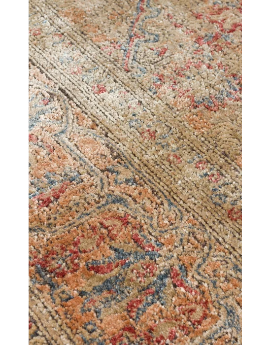 LAHOR HALI 0042 Özel Boyama İşlemi İle Üretilen Yüksek Alçak Dokuya Sahip Zengin Renkli Şık Salon Halısı