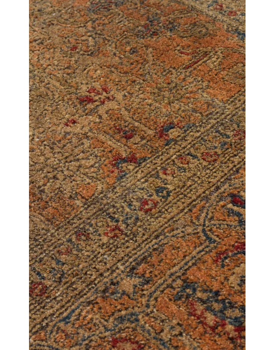 LAHOR HALI 0042 Özel Boyama İşlemi İle Üretilen Yüksek Alçak Dokuya Sahip Zengin Renkli Şık Salon Halısı