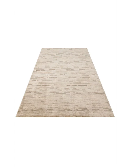 MISSORI HALI 0136 Hav Toz Vermez Sade Desenli Yumuşak Dokulu Modern Makine Halısı