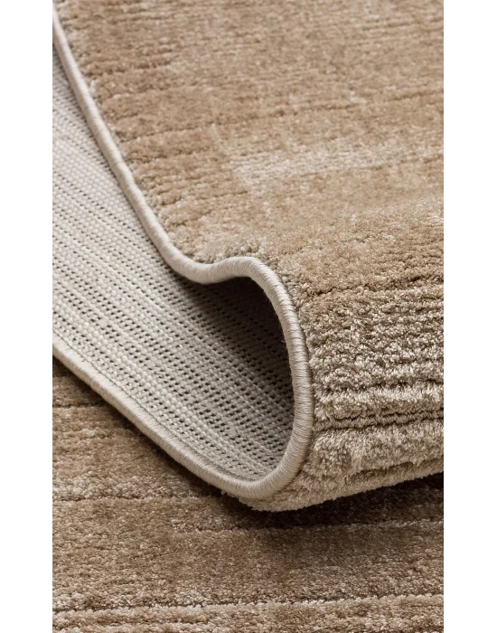 MISSORI HALI 0136 Hav Toz Vermez Sade Desenli Yumuşak Dokulu Modern Makine Halısı