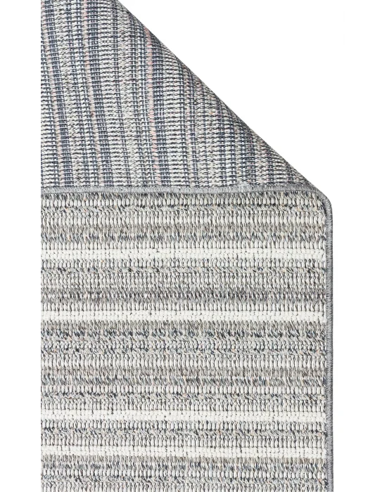 Soho Sh 21 Grey Ivory Hav Vermeyen Özel Ipler Ile Üretilen Etnik Örgü Desenlere Sahip Makine Halısı