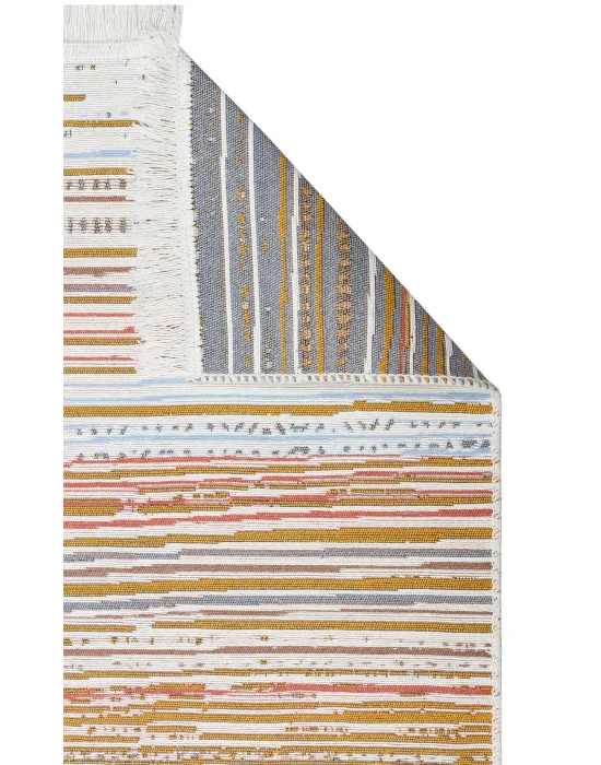 Arya Ar 35 Multy %100 Geri Dönüşümlü Pamuktan Çift Taraflı Yıkanabilir Modern Dekoratif Kilim