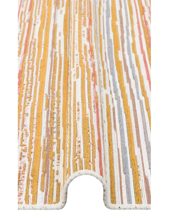 Arya Ar 35 Multy %100 Geri Dönüşümlü Pamuktan Çift Taraflı Yıkanabilir Modern Dekoratif Kilim