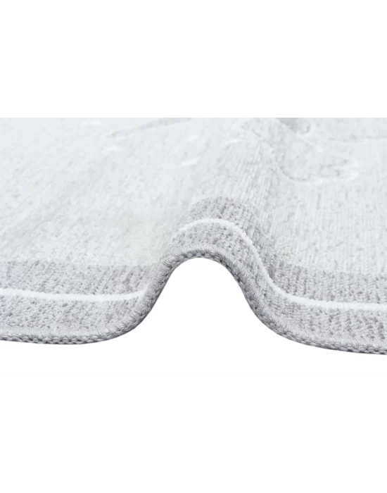 NOA BABY HALI 0001 Yıkanabilir Çift Taraflı Yumuşak Dokulu İnce Çocuk-Bebek Odası Halısı