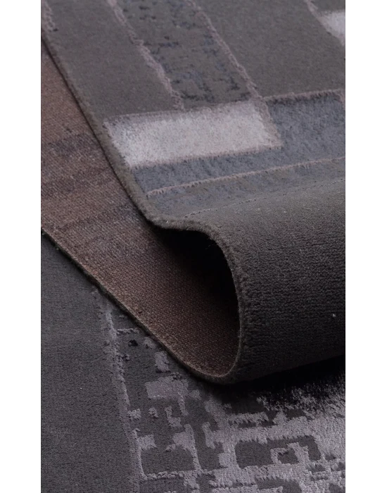 TORINO HALI 0091 Sık Dokuma Dökümlü Yere Oturan Hav Toz Vermez Yıkanabilir Kaymaz Tabanlı Modern Halı