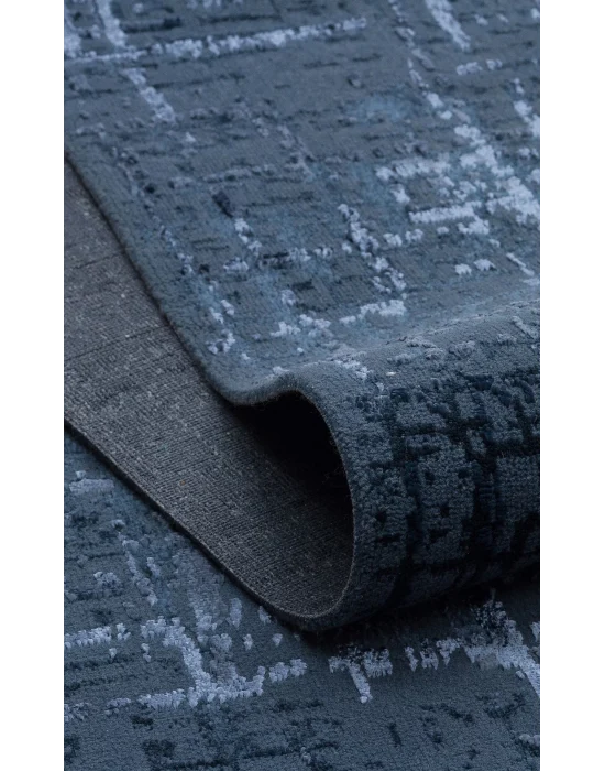 TORINO HALI 0063 Sık Dokuma Dökümlü Yere Oturan Hav Toz Vermez Yıkanabilir Kaymaz Tabanlı Modern Halı