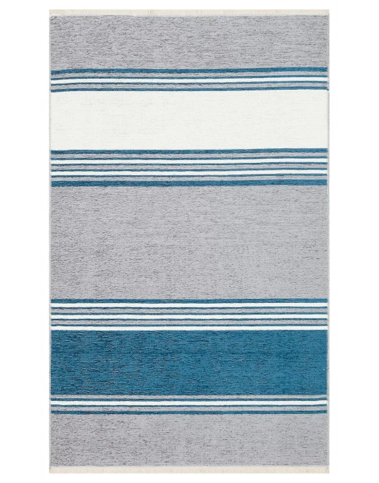 NOA KILIM 0309 Hav Toz Vermez Yıkanabilir Çift Taraflı İnce Modern İskandinav Kilim