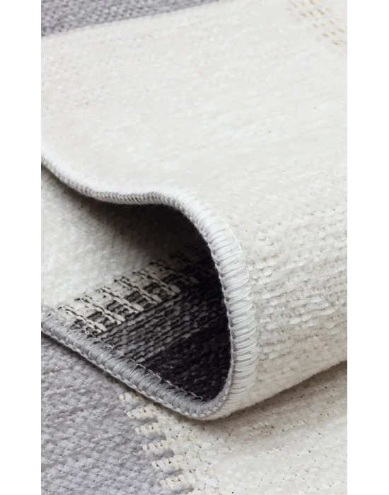 NOA KILIM 0317 Hav Toz Vermez Yıkanabilir Çift Taraflı İnce Modern İskandinav Kilim