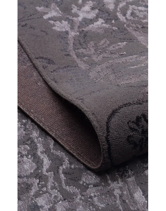 TORINO HALI 0001 Sık Dokuma Dökümlü Yere Oturan Hav Toz Vermez Yıkanabilir Kaymaz Tabanlı Modern Halı