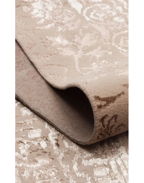 TORINO HALI 0007 Sık Dokuma Dökümlü Yere Oturan Hav Toz Vermez Yıkanabilir Kaymaz Tabanlı Modern Halı