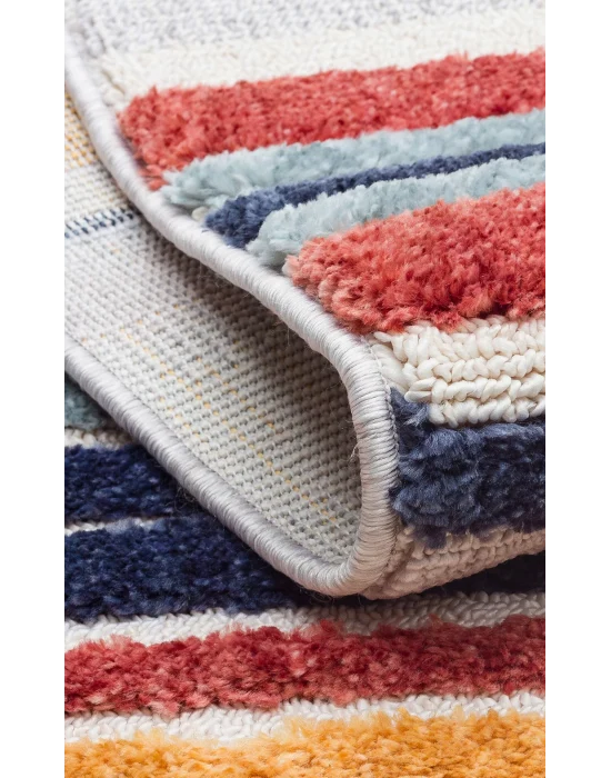 Terazzo 02 Multy Hav Toz Vermez Yumuşak Dokulu Etnik Örgü Desenlere Sahip Modern İskindinav Halı