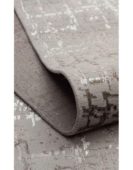 TORINO HALI 0054 Sık Dokuma Dökümlü Yere Oturan Hav Toz Vermez Yıkanabilir Kaymaz Tabanlı Modern Halı