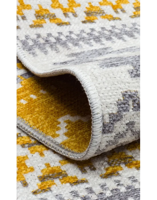 NOA KILIM 0321 Hav Toz Vermez Yıkanabilir Çift Taraflı İnce Modern İskandinav Kilim