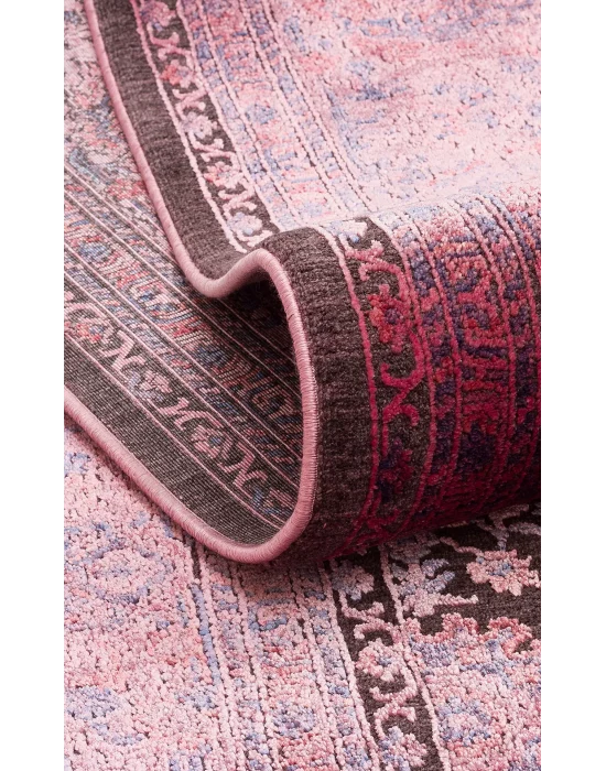 LAHOR HALI 0018 Özel Boyama İşlemi İle Üretilen Yüksek Alçak Dokuya Sahip Zengin Renkli Şık Salon Halısı