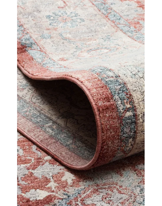 NAVARA HALI 0002 Geleneksel Uşak Desenlerine Sahip Vintage Görünümlü Yüksek Kalite Sık Dokuma Salon Halısı