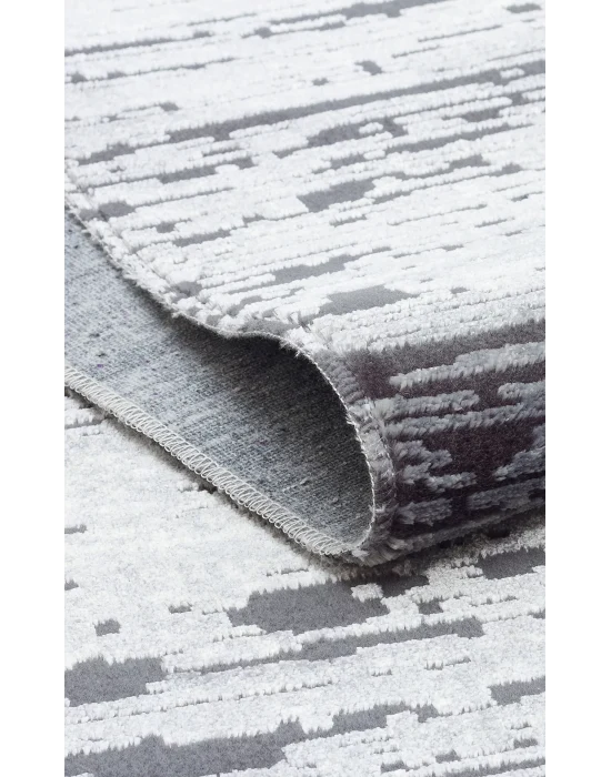 SATEEN HALI 0525 Hav Toz Vermez Yıkanabilir Kaymaz İnce Dokuma Modern Halı