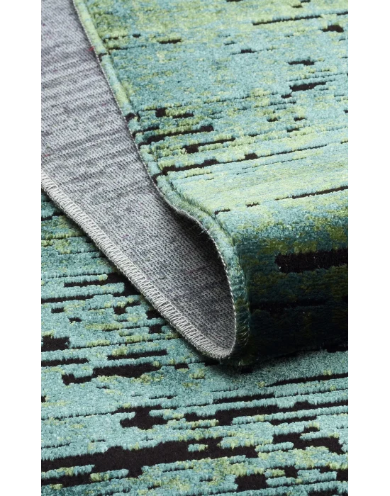 SATEEN HALI 0535 Hav Toz Vermez Yıkanabilir Kaymaz İnce Dokuma Modern Halı