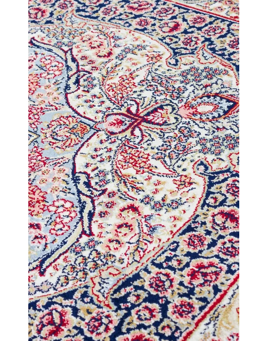 Isfahan 02 Cream  Klasik Desenli Yüksek Kalite Sık Dokuma Makine Halısı