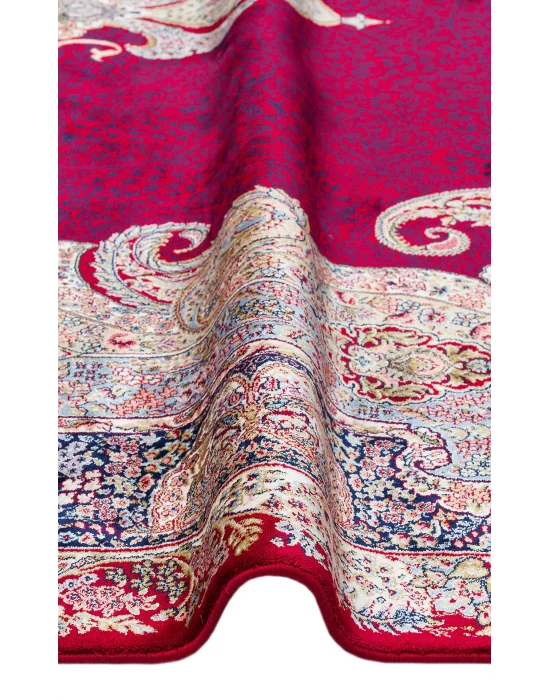 ISFAHAN HALI 0019 Klasik Desenli Yüksek Kalite Sık Dokuma Makine Halısı