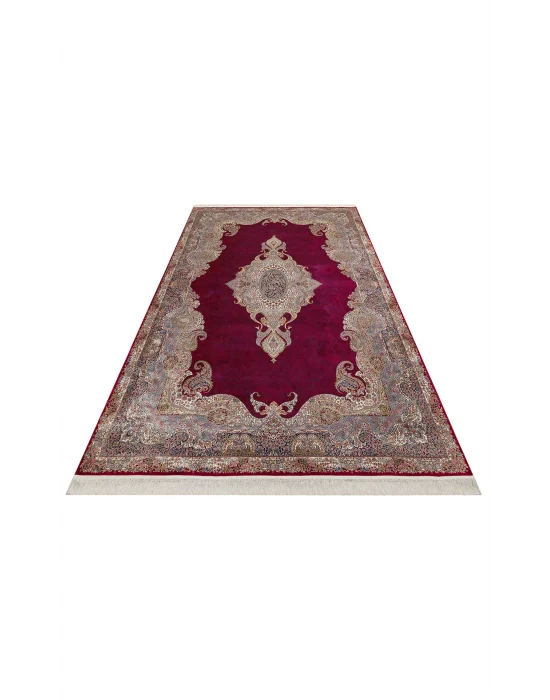 ISFAHAN HALI 0019 Klasik Desenli Yüksek Kalite Sık Dokuma Makine Halısı