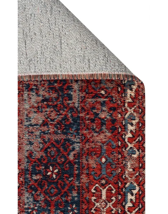 Anadolu 02 Multy Antik Desenli Yıkanabilir Kaymaz Tabanlı Etnik Kilim