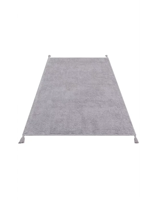 COTTON BOON HALI 0009 Yıkanabilir Kaymaz Tabanlı Naturel Pamuk Bebek Halısı