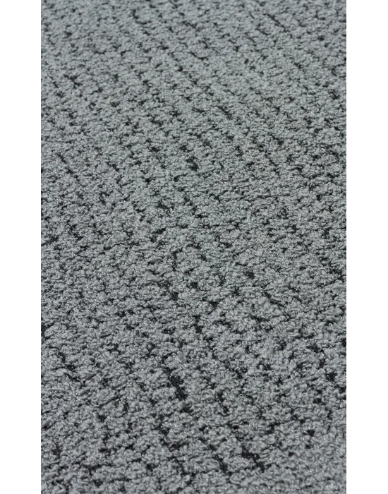 Nevada NVD 01 Grey Moroccon Tuşeli Hav Toz Vermez Kaymaz Tabanlı İnce Dokuma Modern Halı
