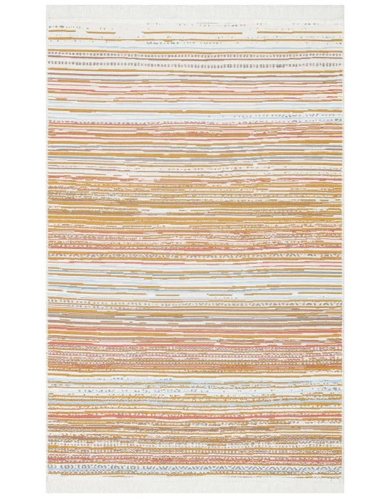 Arya Ar 35 Multy %100 Geri Dönüşümlü Pamuktan Çift Taraflı Yıkanabilir Modern Dekoratif Kilim