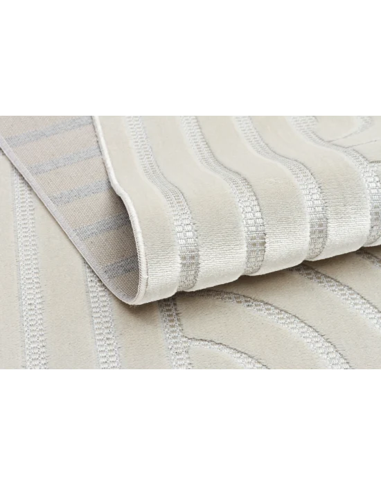 Fors 603 Bej Makinede Yıkanabilen Kaymaz Tabanlı İnce Makine Halısı