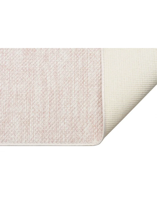 İnci 505 Bej Makinede Yıkanabilen Kaymaz Tabanlı İskandinav Desenli Makine Halısı