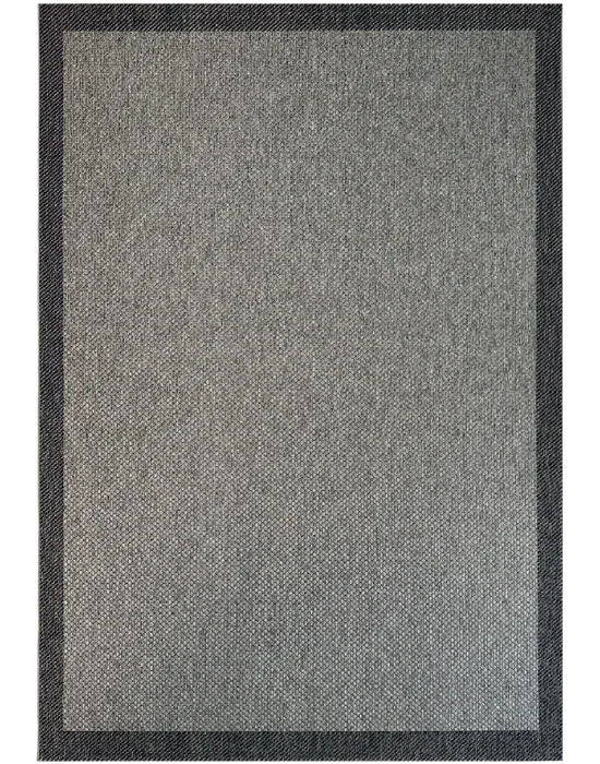 Trend Sisal 223 Siyah Leke Tutmayan Kaymaz Tabanlı Makine Halısı