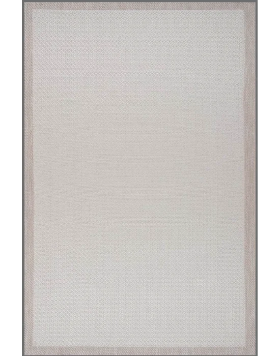 Loris L103 A.Bej Dekoratif Leke Tutmaz Yıkanailir Sisal Halı Kilim