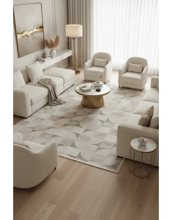 Çırağan 3501 Kahve Akrilik Antialerjik Makine Halısı