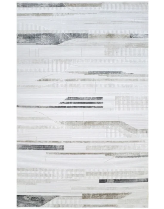 Grande 4963 Vizon Akrilik Hav Vermez Modern Desenli Makine Halısı