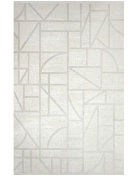 Grande 5212 Krem Akrilik Hav Vermez Modern Desenli Makine Halısı