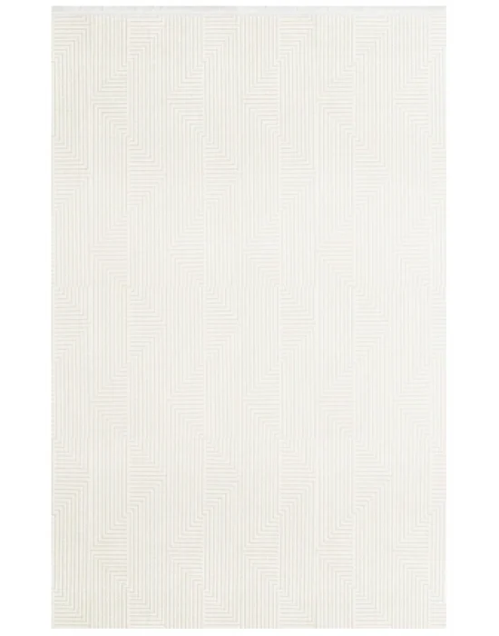 Grande 4989 Krem Akrilik Hav Vermez Modern Desenli Makine Halısı